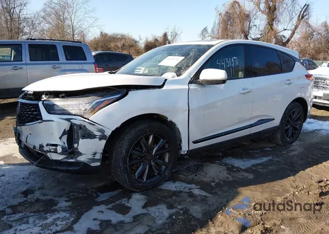 2022 Acura Rdx A-Spec Package из США, поврежденный, VIN 5J8TC2H68NL015572